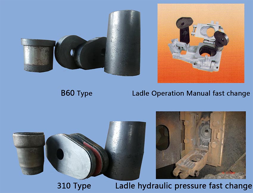 Ladle slide gate,ladle insert nozzle,ladle collector nozzles B60,310,359